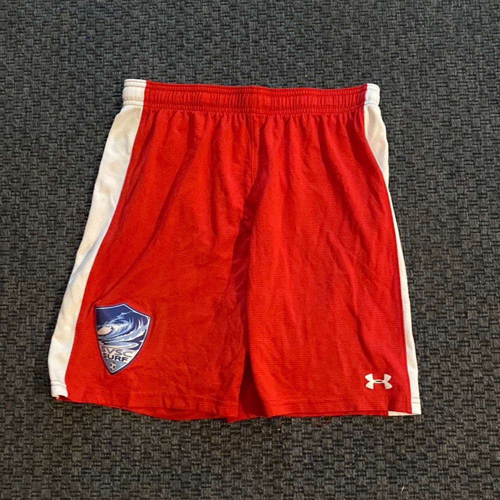 red under amour shorts